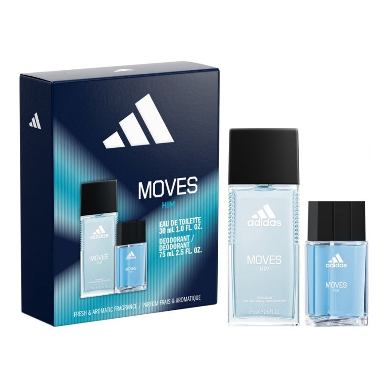 Adidas Moves Him Eau de Toilette and Deodorant Gift Set - 2 piece