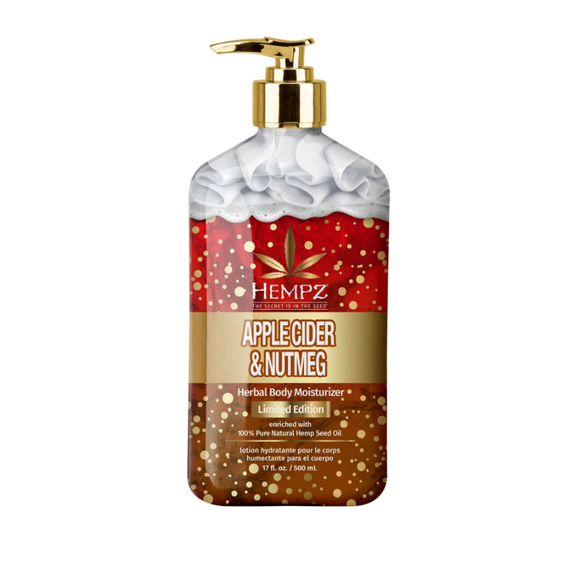 Hempz Limited Edition Herbal Body Moisturizer - Apple Cider & Nutmeg - 500ml