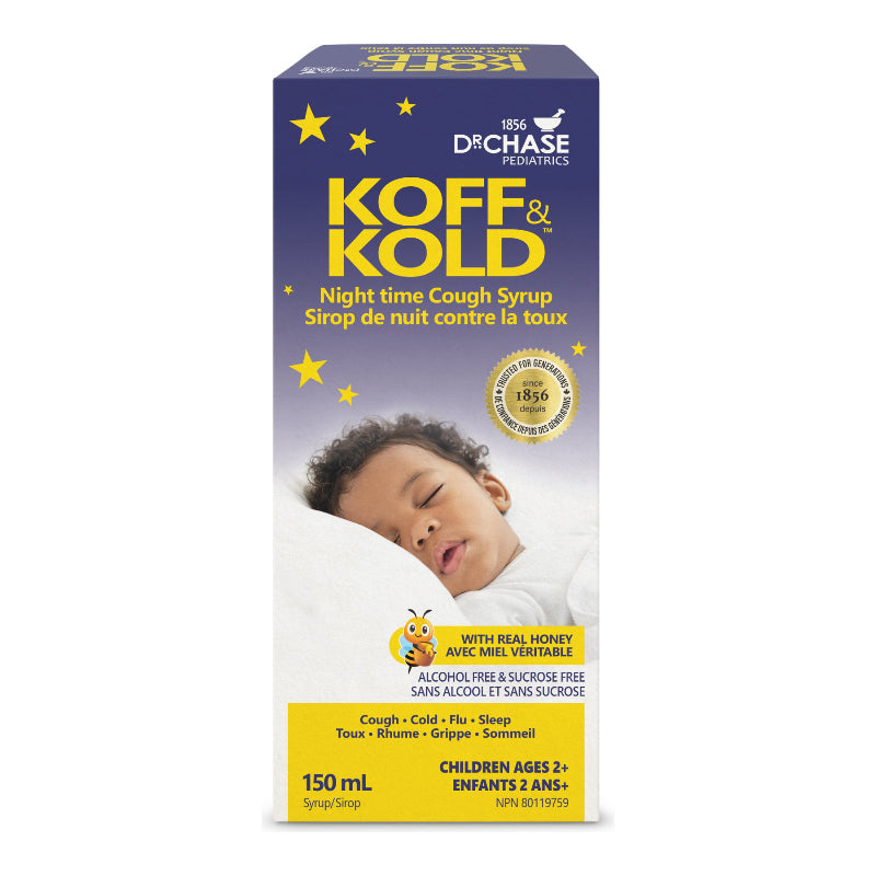 Dr Chase Pediatrics Koff & Kold Night-Time Cough Syrup - 150ml
