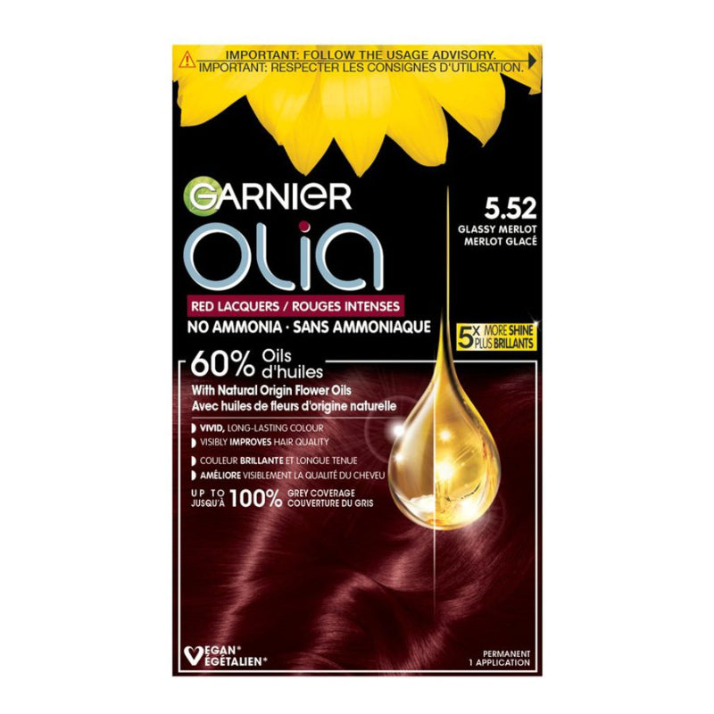 Garnier Olia Red Lacquers Hair Color - Glassy Merlot (5.52)
