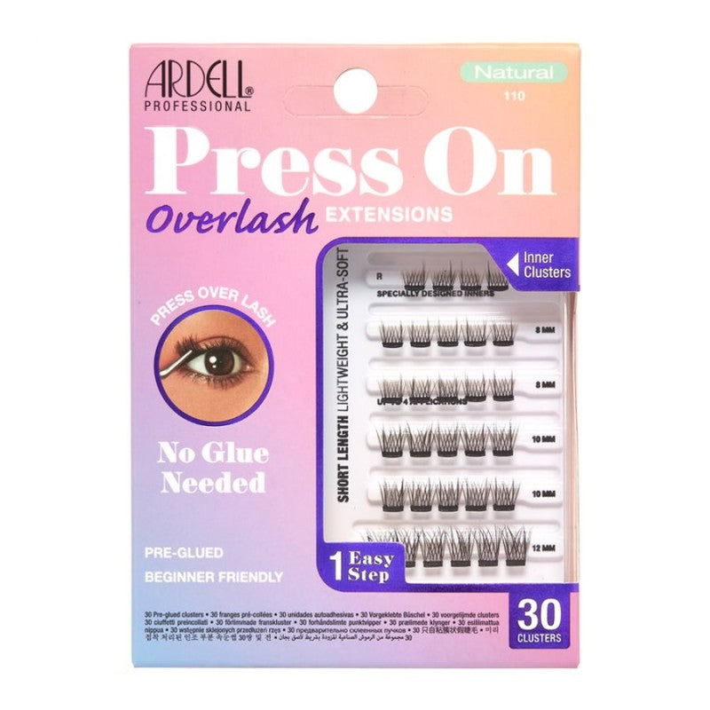 Ardell Professional Press-On Natural 110 Overlash Extension Set - Black - 30's