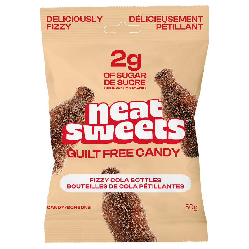 Neat Sweets Deliciously Fizzy Cola Bottles Guilt-Free Candy - 50g