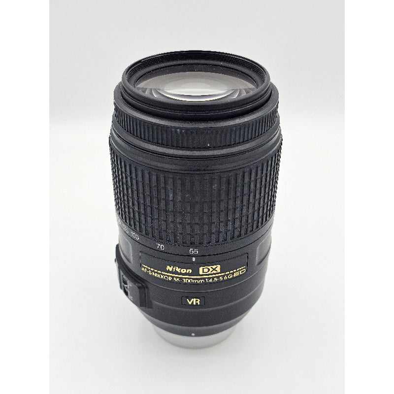 USED: Nikon AF-S DX NIKKOR 55-300mm f/4.5-5.6G ED VR Lens - Black - 8/10 - #3177065