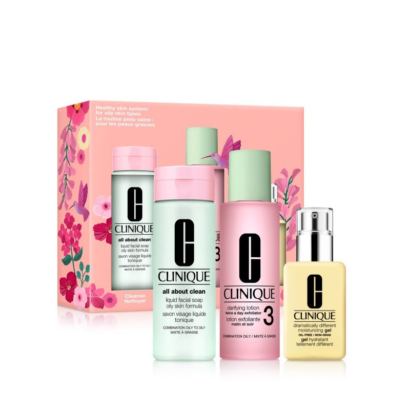 Clinique Healthy Skin Routine Oily Skin Care Gift Set - 3 piece