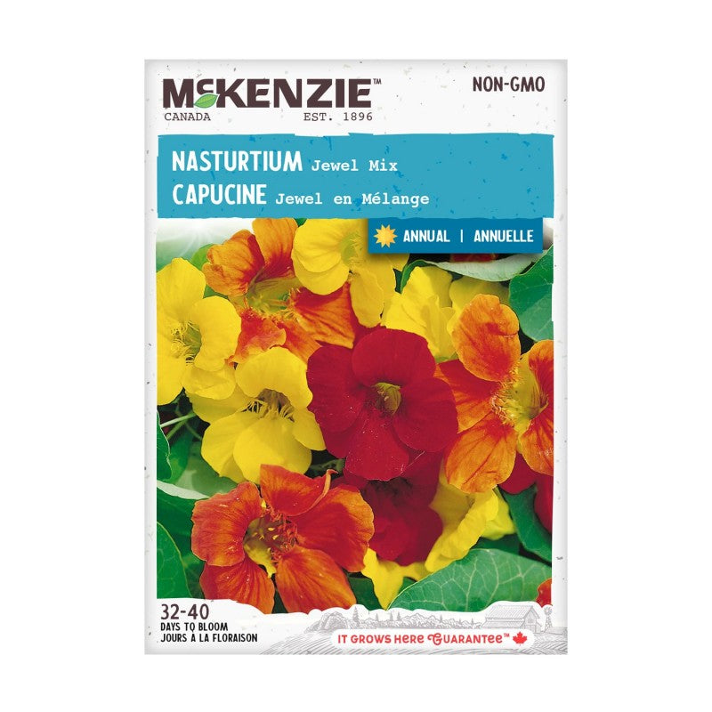 McKenzie Jewel Mix Flower Seeds - Nasturtium