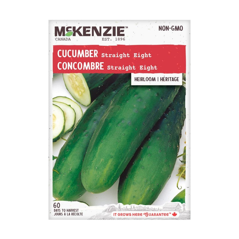 McKenzie Heirloom Straight Eight Vegetable Seeds - Cucumber