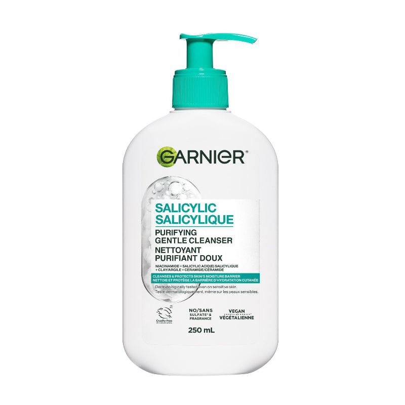 Garnier Salicylic Purifying Gentle Cleanser - 250ml