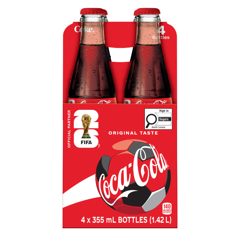 Coca Cola Bottles - Original Taste - 4x355ml
