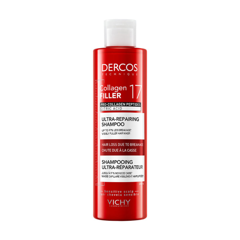 Vichy Dercos Collagen 17 Repairing Shampoo - 200ml