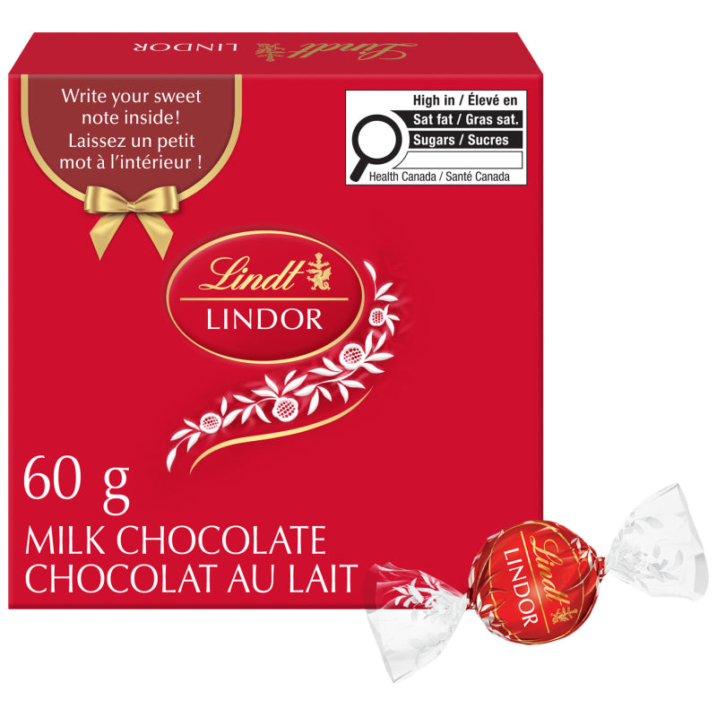 Lindt Lindor Sweet Wishes Milk Chocolate Gift Box - 60g