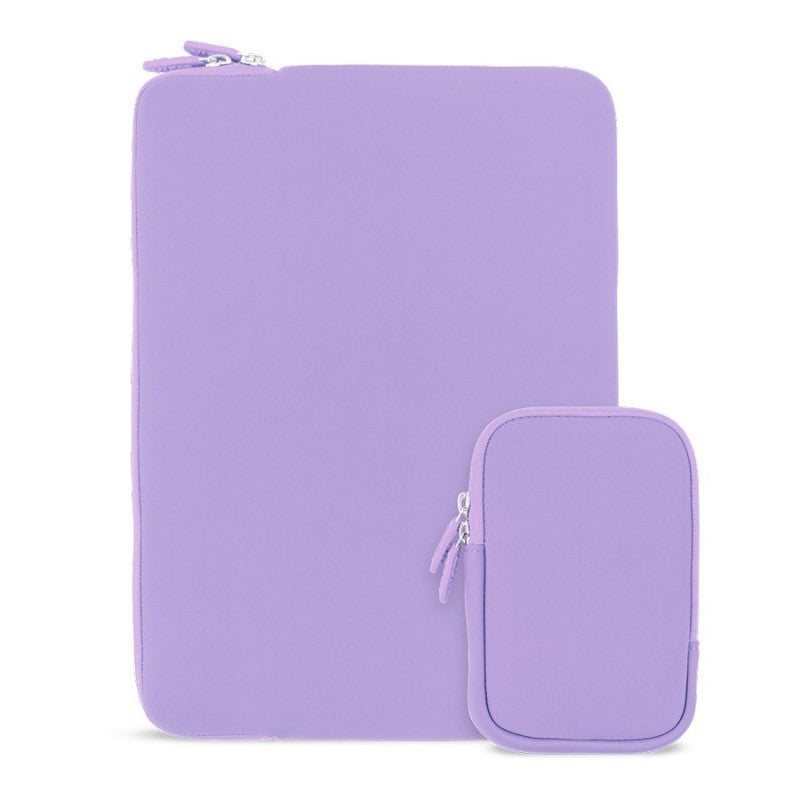 LOGiiX Vibrance Essential Notebook Sleeve for Laptops up to 14 with Pouch - Purple - LGX-13947