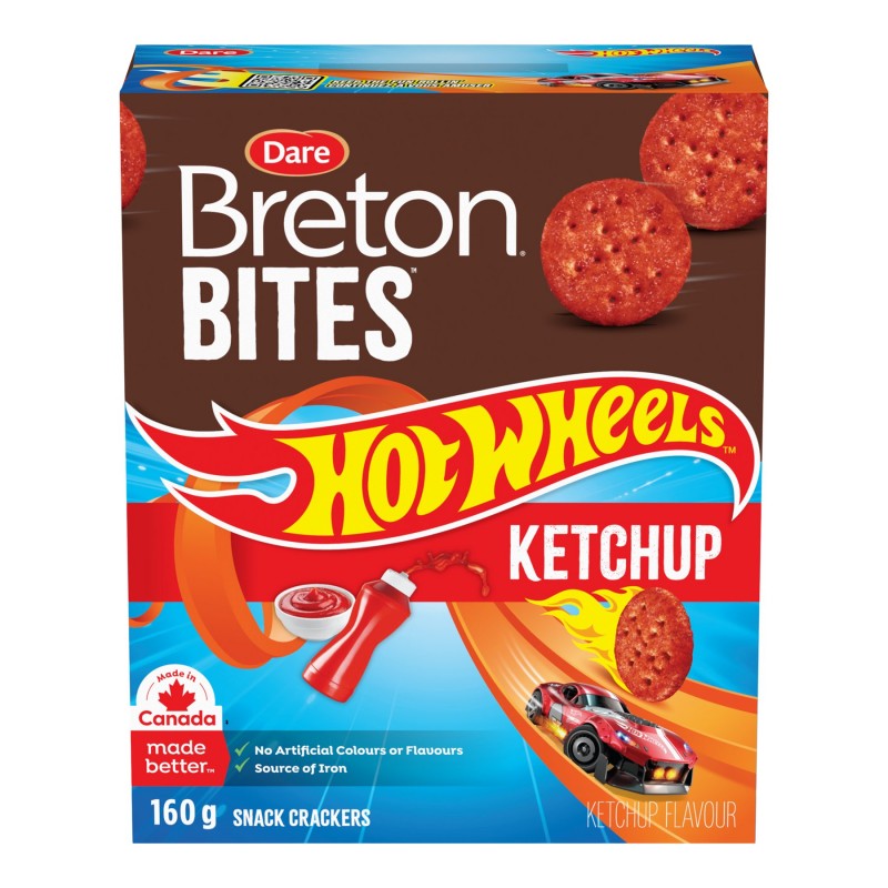 Dare Breton Bites HotWheels Snack Cracker - Ketchup - 160g