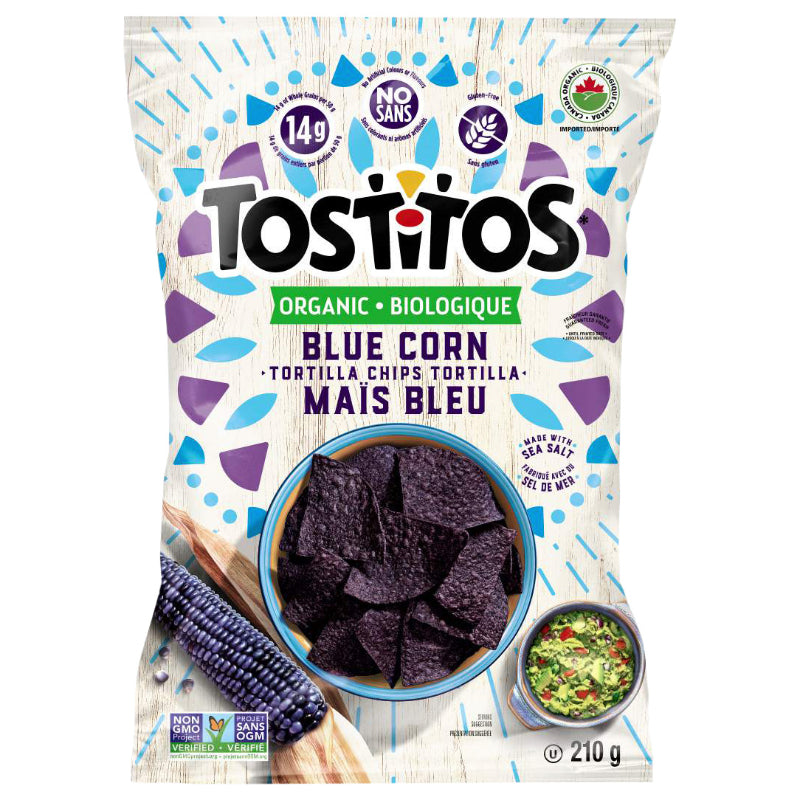 Tostitos Organic Tortilla Chips - Blue Corn - 210g