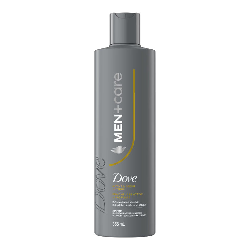 Dove Men+Care Active + Fresh Shampoo / Conditioner / Deodorizer - 355ml