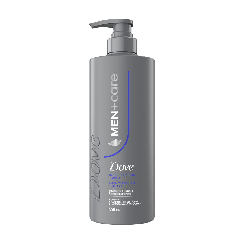 Dove Men+Care Shampoo / Conditioner - Blue Eucalptus and Birch - 530ml