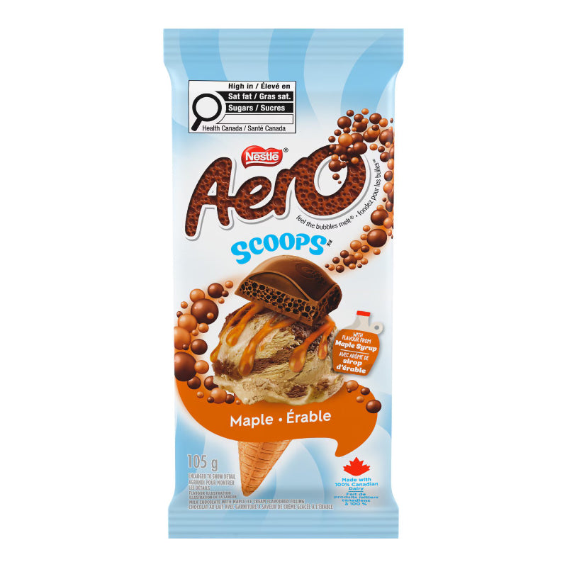 Aero Scoops Maple Milk Chocolate Bar - 105g