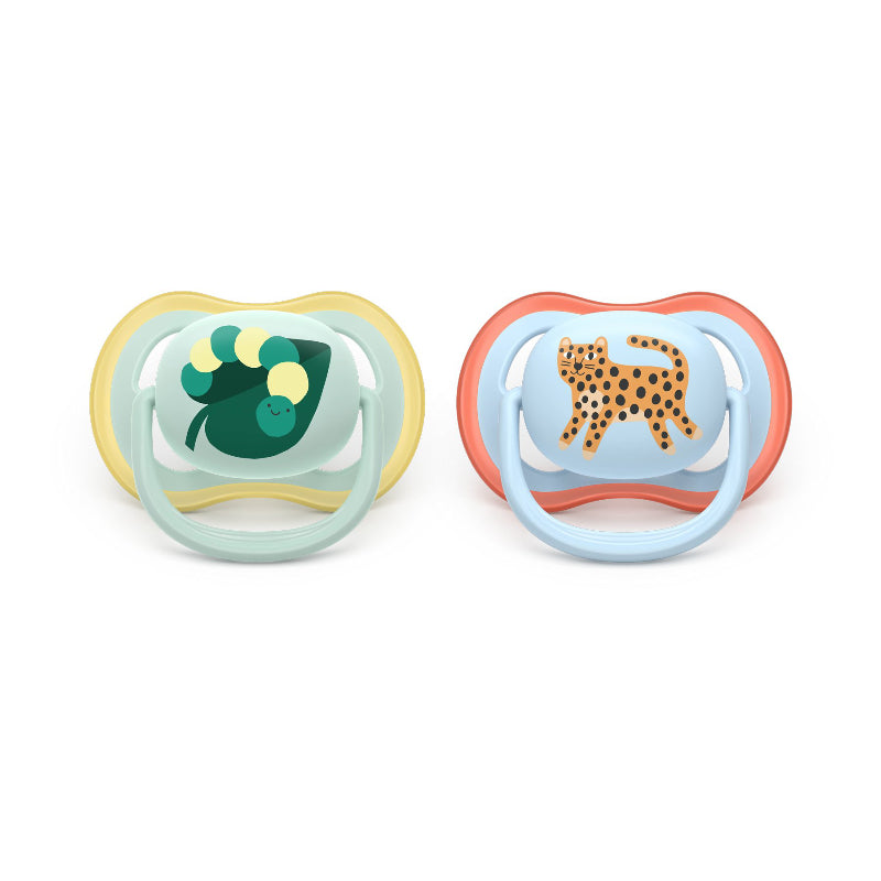 Philips Avent Ultra Air Pacifier Set - Blue/Green - 0-6M - 2 Pieces