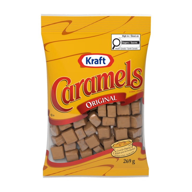 Kraft Caramels Chewing Candy - Original - 269g