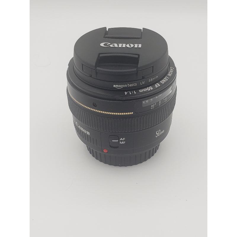USED: Canon EF 50mm F/1.4 USM Prime Lens - Black - 8/10 - #1811102653