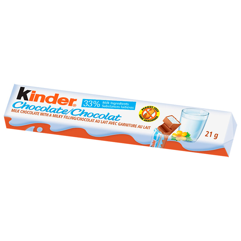 Kinder Chocolate Single Bars - 21g