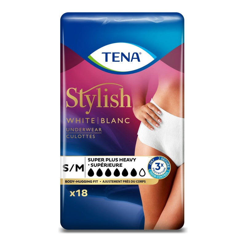 TENA Stylish Incontinence Underwear - Super Plus - S/M - 18s