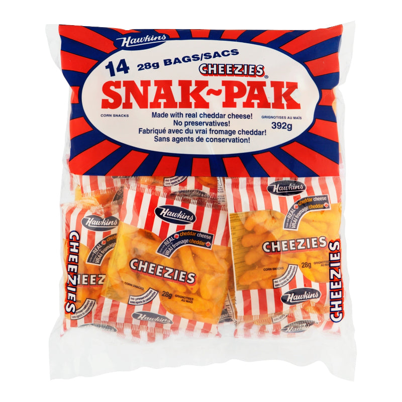 Hawkins Cheezies Snak-Pak - 14x28g