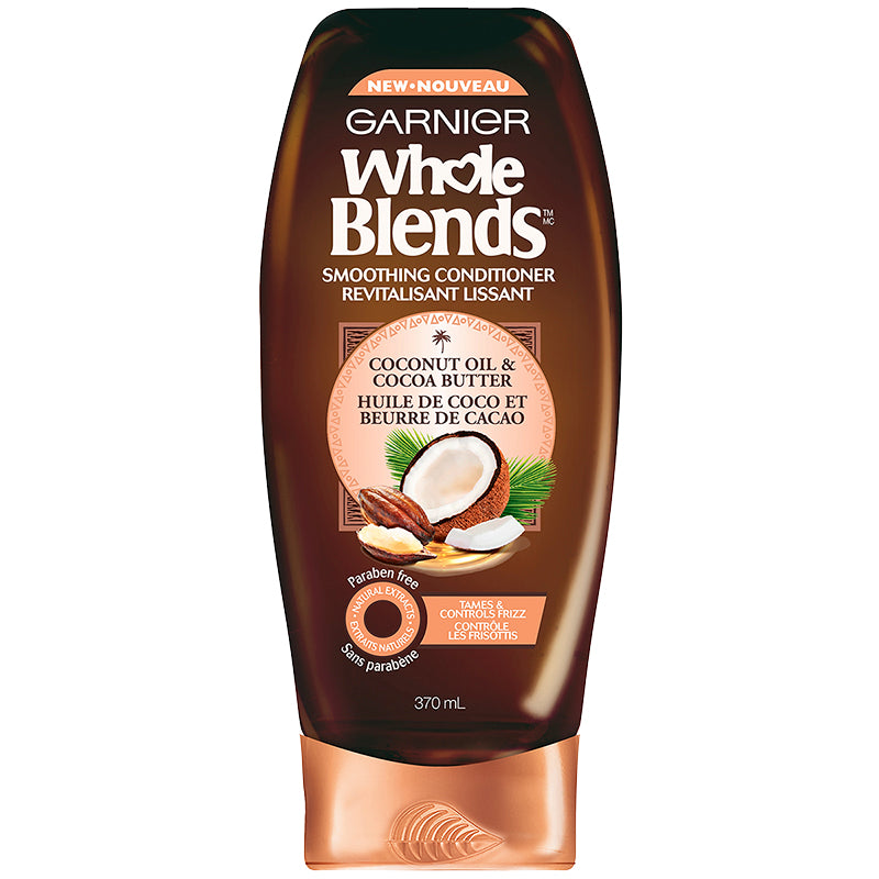 Garnier Whole Blends Smoothing Conditioner - Coconut Oil &amp; Cocoa Butter - 370ml