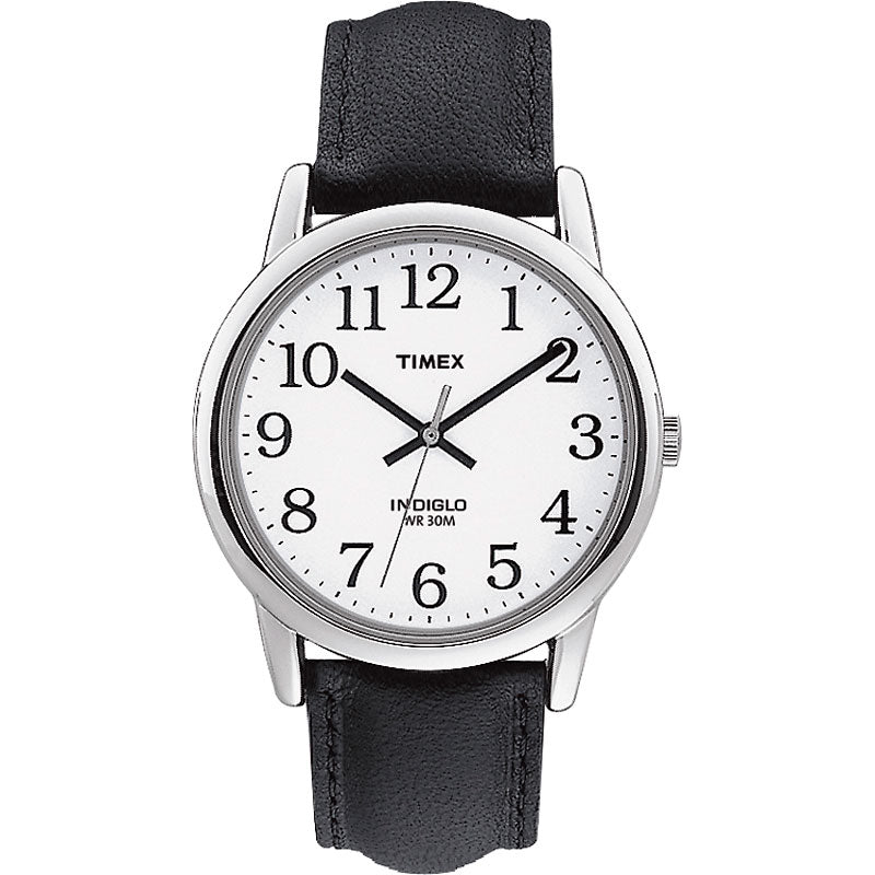 Timex Easy Reader Wristwatch - Black/Silver-Tone - 20501