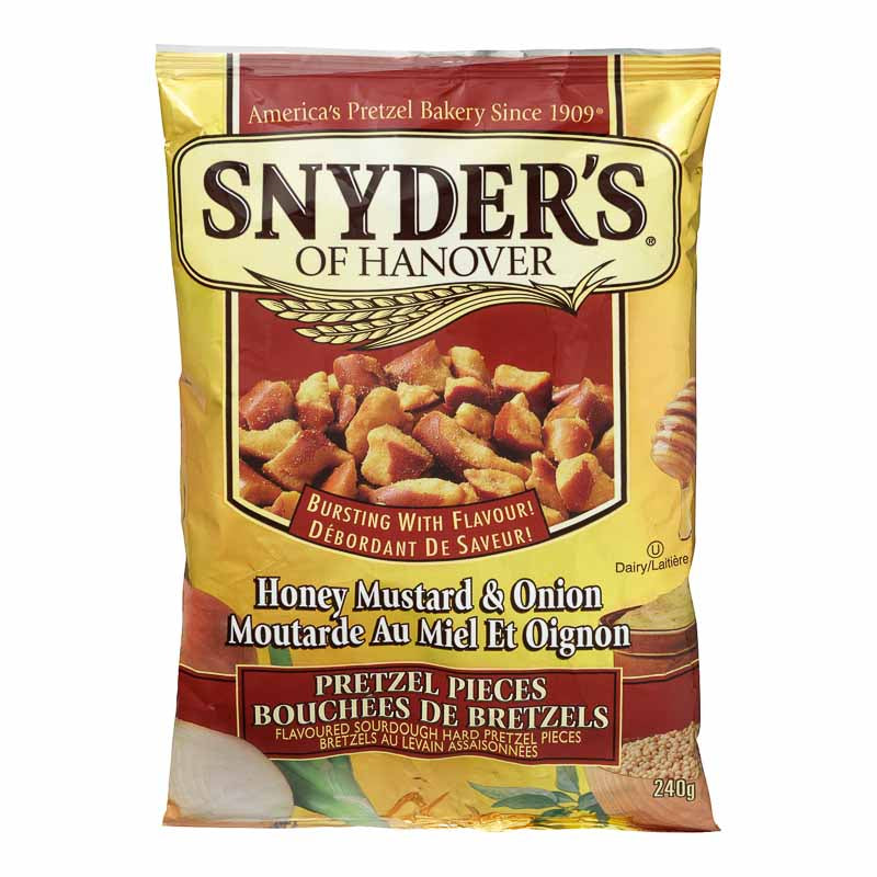 Snyder's Pretzel Pieces - Honey Mustard & Onion - 240g