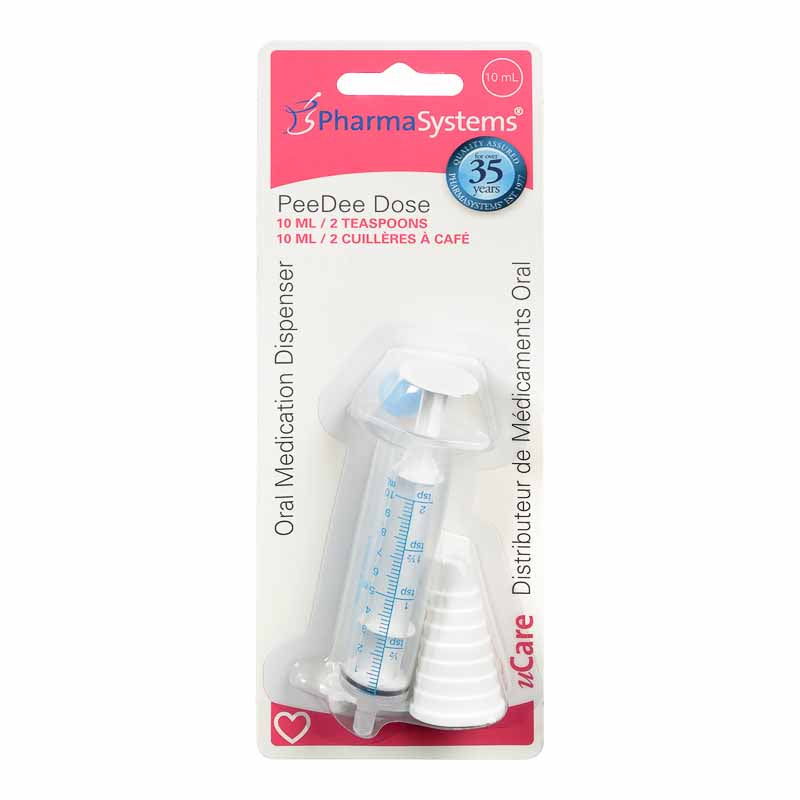 PharmaSystems uCare PeeDee Dose Oral Medication Dispenser - 10ml