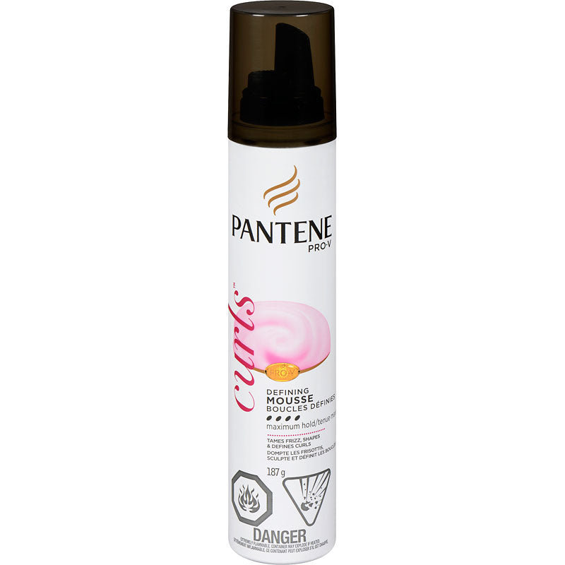 Pantene Curls Defining Mousse - Maximum Hold - 187g