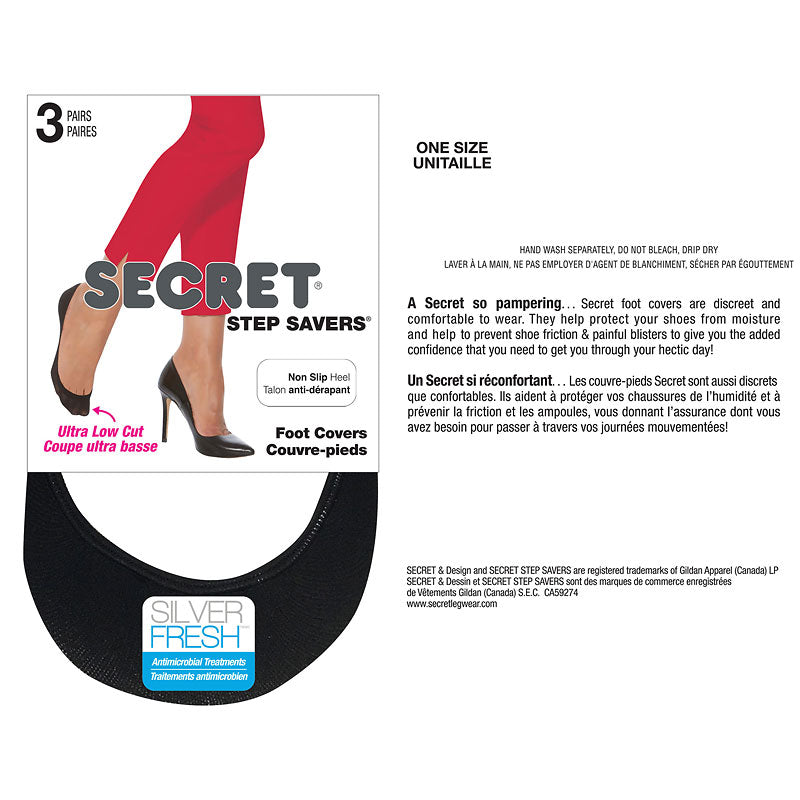 Secret Step Savers Non-Slip Heel Foot Cover