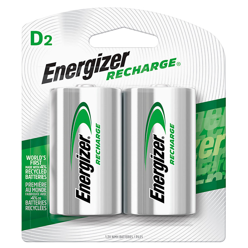 Energizer NH 50BP-2 - Battery - Rechargeable - D - NiMH x 2 - 2200 mAh