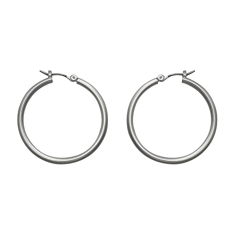 Nine West Silver Hoop Earrings