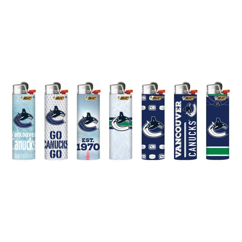 BIC Full-Size Lighter - Vancouver Canucks - Single - Assorted