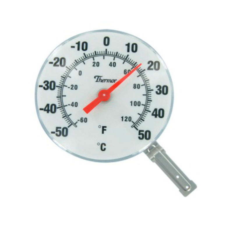 Bios Indoor/Outdoor Dial Thermometer - White - 6 Inch