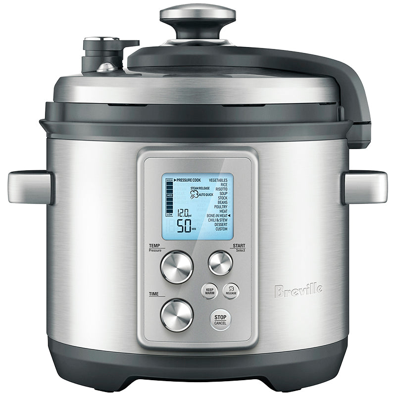 Breville the Fast Slow Pro Pressure Cooker/Slow Cooker - 6 qt - Brushed Stainless Steel - BPR700BSS1BCA1