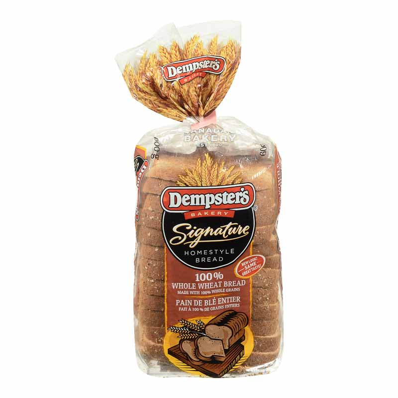 Dempsters Original 100 Percent Whole Wheat�Bread�- 600g