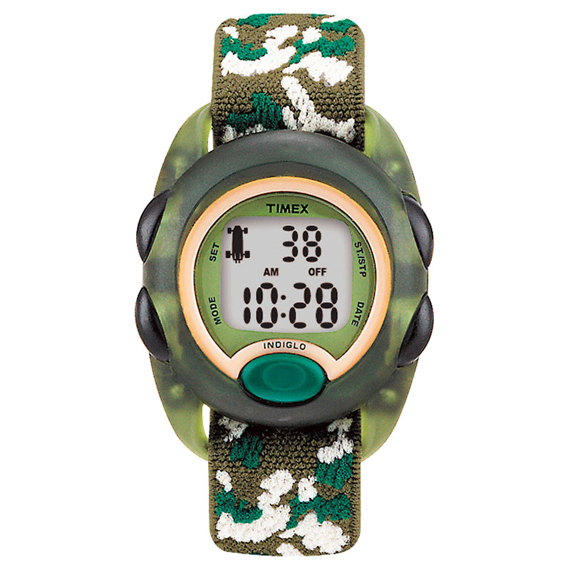 Timex Time Machines Camo Kid's Wristwatch - Green - T71912XY