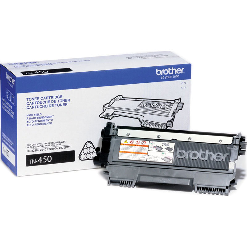 Brother High Yield Toner Cartridge - Black - TN450