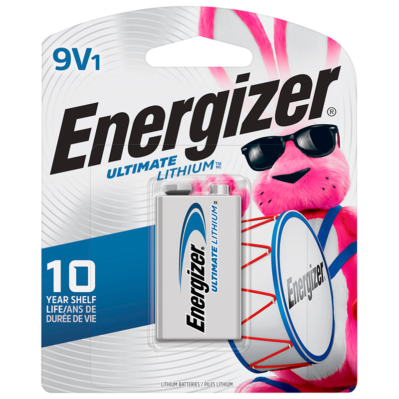 Energizer Ultimate Lithium 9V Battery - L522BP