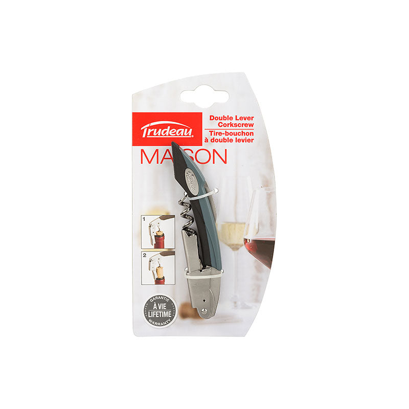 Trudeau Lever Corkscrew - Black