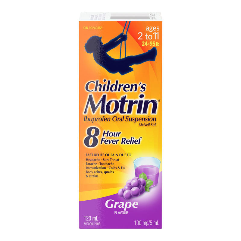 Motrin Children's Ibuprofen Oral Suspension - Grape - 120ml