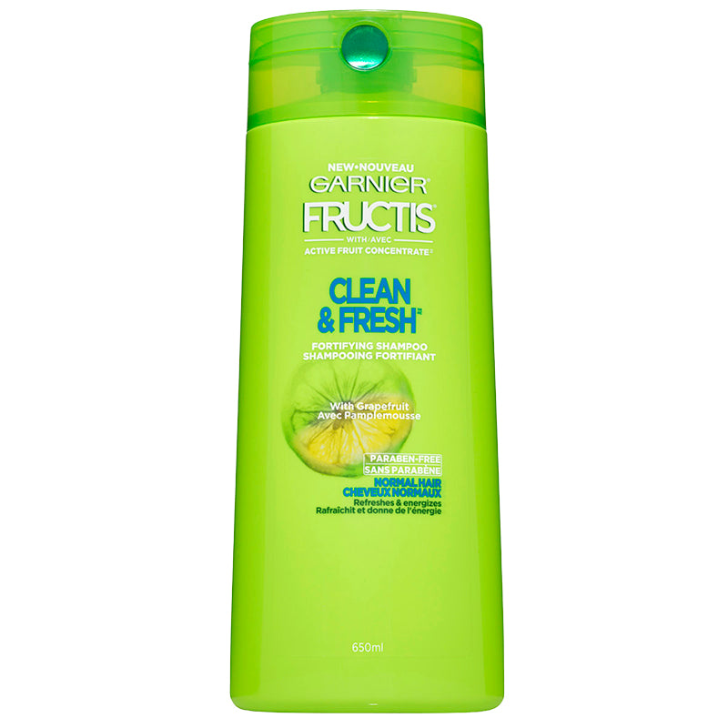 Garnier Fructis Clean & Fresh Shampoo - 650ml