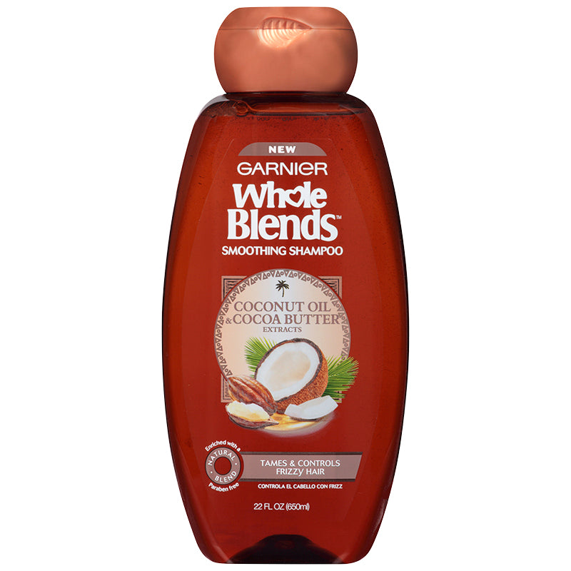 Garnier Whole Blends Smoothing Shampoo - Coconut Oil &amp; Coconut Butter - 650ml