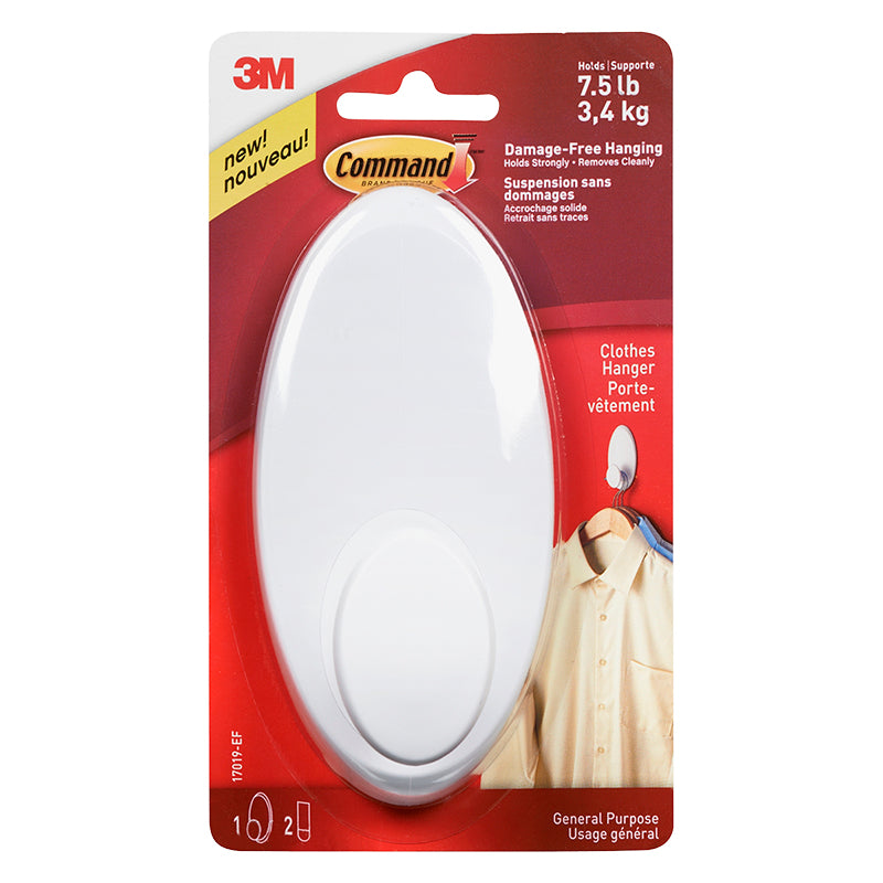 Command Clothes Hanger - White - Single - Large