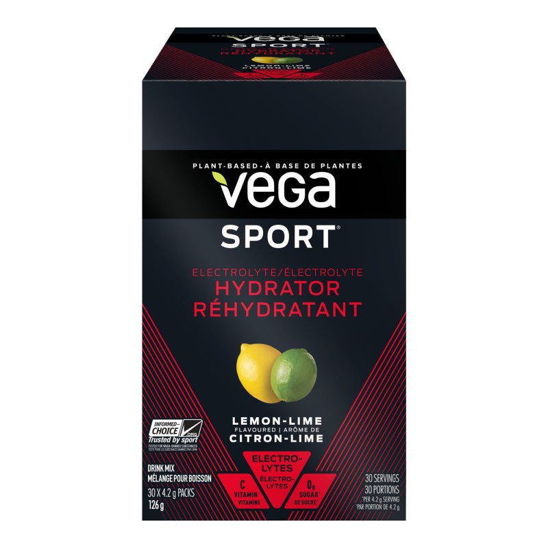 Vega Sport Electrolyte Hydrator - Lemon Lime - 30 x 4.4g