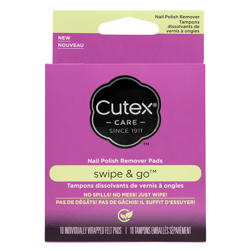 Cutex Swipe & Go Remover Pads - 10's