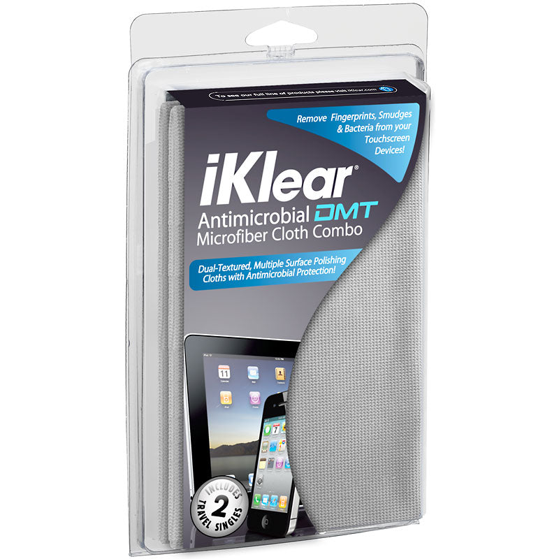 iKlear DMT Microfiber Cleaning Cloth Kit for Notebook Screen - 3 piece - Large + Small