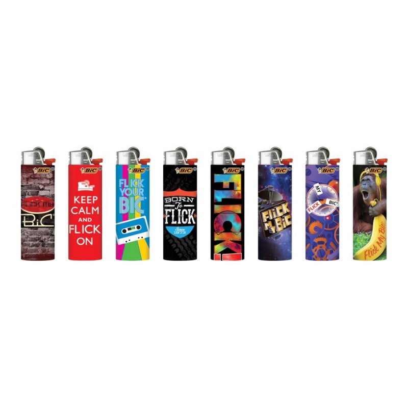 BIC Flick My BIC Series Lighters - Assorted Colours - 1 pack